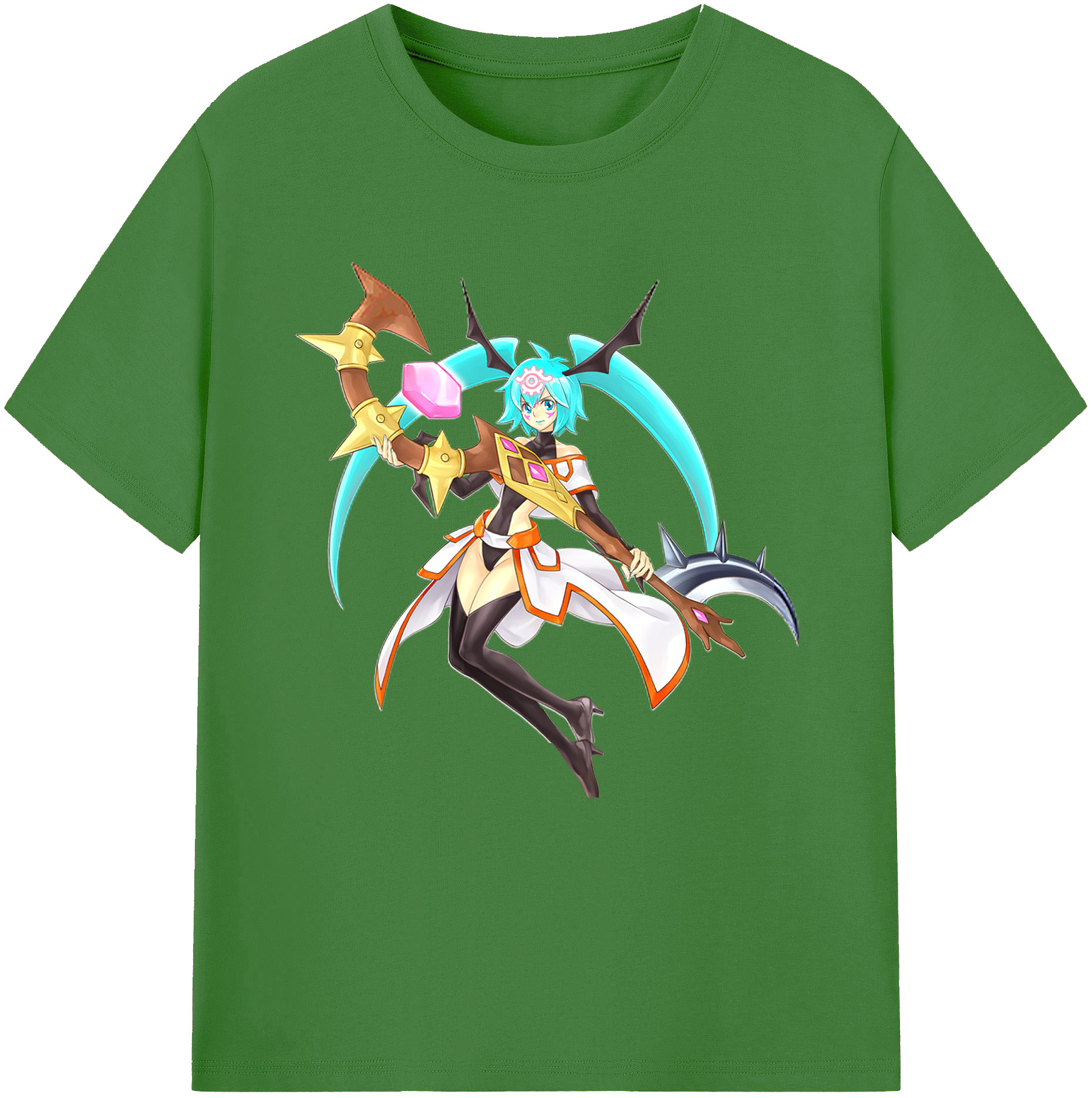 （画像用） 遊☆戯☆王 Yu-Gi-Oh! レディースカジュアルプリントTシャツ（綿100％）